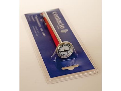 Analog Thermometer-Prüfstab, Edelstahl, Messbereich -10°C bis +100°C, 14cm lang, St