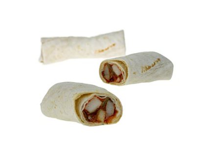 Burritos Pollorito, Weizentortillas mit pikanter Geflügelfüllung, ŕ 80g, TK, 40 St