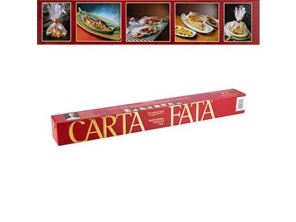 CARTA FATA® Koch u. Bratfolie, Hitzebeständig bis 220°C, 50cm x 10m