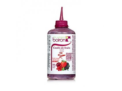 Coulis Rote Früchte, Sauce, 20% Zucker, Squeeze Flasche, TK, 500 g