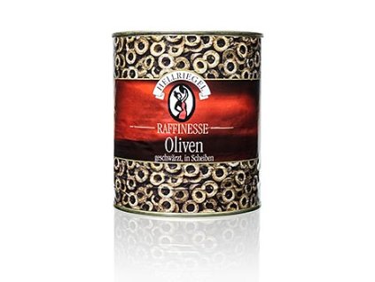 Schwarze Oliven, in Scheiben, 2,85 kg