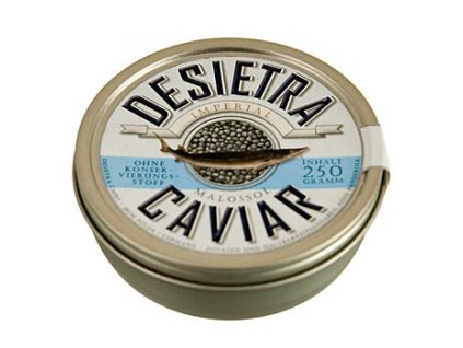 Desietra Imperial Kaviar Malossol - Baeri Aquakultur, ohne Konservierungsmittel, 250 g