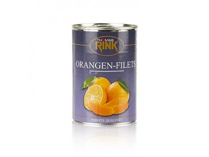 Orangen-Filets - kalibrierte Segmente, leicht gezuckert, 425 g