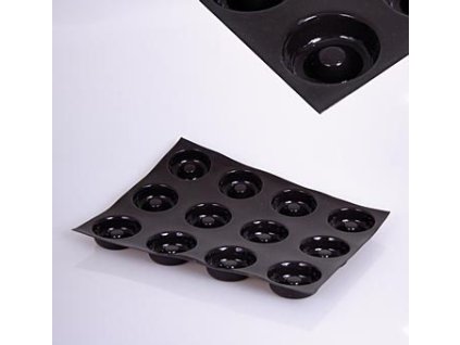 Flexipan Matte 40x30cm, 12 Savarins, ř 70mm, 23mm tief, 65ml, No.2476, St