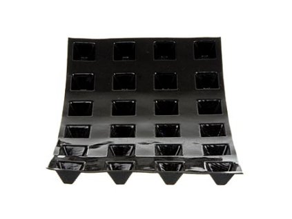 Flexipan Matte 40x30cm, 24 Mini-Pyramiden, 35x35mm, 23mm tief, 15ml, No. 2562, St