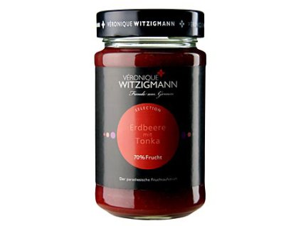 Erdbeere mit Tonka - Fruchtaufstrich, 225 g