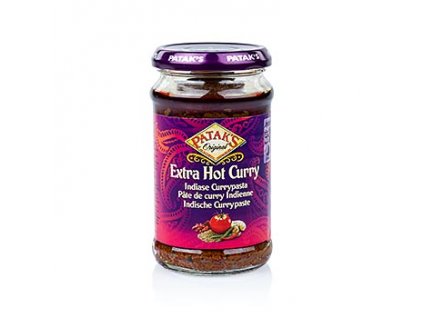 Curry-Paste "Extra Hot", rot, scharf, von Patak, 283 g
