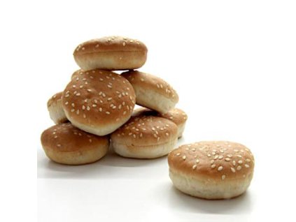 Mini-Hamburger Brötchen, ca. ř 5cm, TK, 180 St