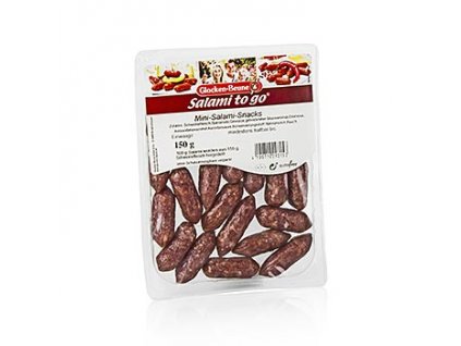 Mini Salamis, kleine pikante Würstchen, 150g (ca. 20-24), 150g