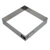 deBUYER Rahmen, quadratisch, Edelstahl, 20 x 20cm, 4,5cm hoch, St