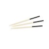 Dřevěné špejle, s černým barevným koncem, 7cm, 500 ks