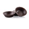 Schokoform - Mini Cups, gewellte Schale, dunkle Schokolade, ř 30-45mm, 13mm hoch, 210 St
