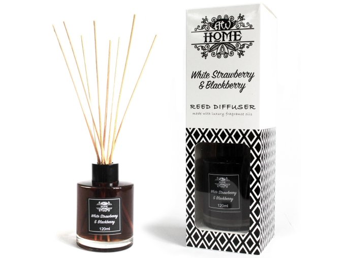 Domácí Vonný Difuzér Bílá Jahoda a Ostružina