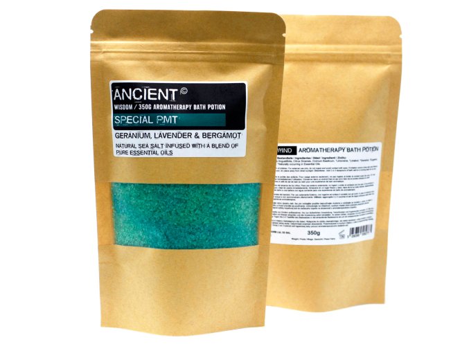 Aromaterapeutické Soli do Koupele v Sáčcích 350g Premenstruační Syndrom