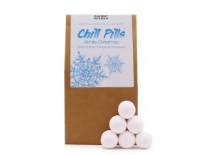 Dárkové Balení Šumivých Kuliček do Koupele 350g Bílé Vánoce