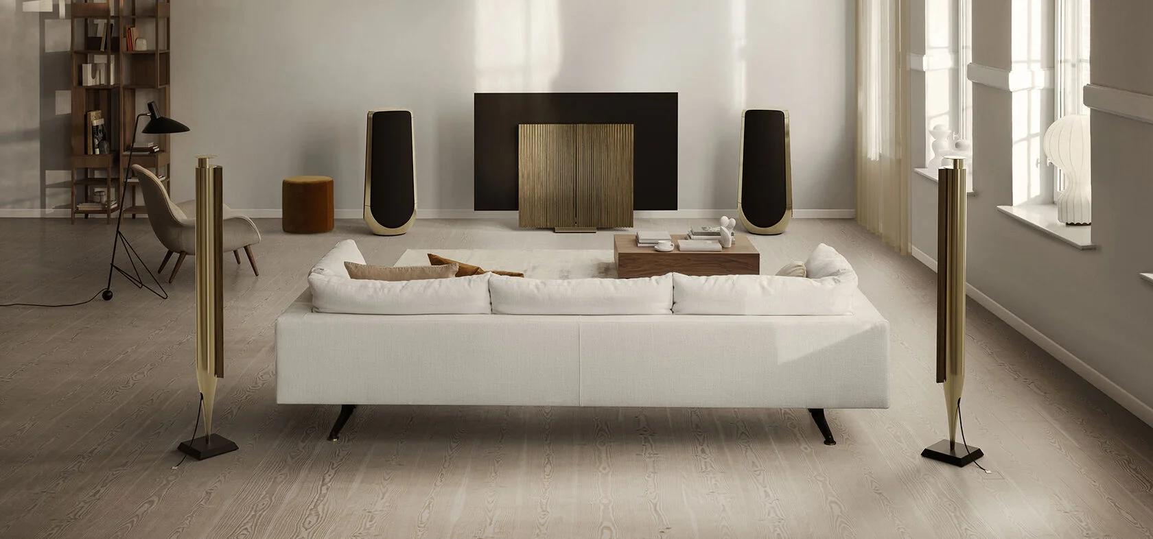 Bang & Olufsen v architektonickém interiéru