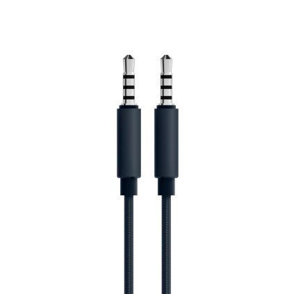 Látkový Audio Kabel (Barva Black Anthracite)