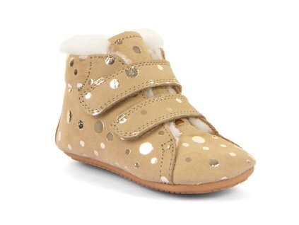 BOTY FRODDO PREWALKERS FURRY BASIC - G1130022-4 - GOLD+ (S OVČÍ VLNOU)