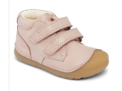 BOTY BUNDGAARD - PETIT VELCRO - OLD ROSE - SVĚTLERŮŽOVÁ