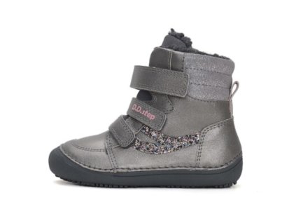 BOTY D.D.STEP - W063 - 42754CM - DARK GREY - METALICKÁ