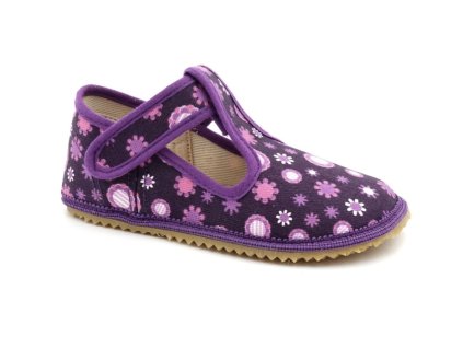 BAČKORY BEDA BFN - 170020/W - VIOLET FLOWER - FIALOVÁ KYTKA