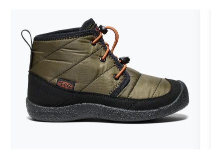 BOTY KEEN HOWSER CHUKKA WP - DARK OLIVE/GOLD FLAME
