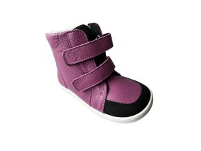 BOTY BABY BARE SHOES FEBO WINTER  MAGENTA -   ASFALTICO (S MEMBRÁNOU A OKOPEM)