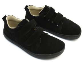 BOTY EF BAREFOOT - 3387 - CZARNY - BLACK MATE - ČERNÁ