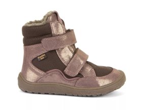 BOTY FRODDO BAREFOOT TEX WINTER - G3160233-8 -  PINK SHINE (S OVČÍ VLNOU)