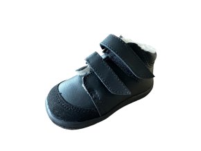 BOTY BEDA BF 0001/W/MK/SO/2/OP - JUST BLACK - ČERNÁ S KOŽÍŠKEM A MEMBRÁNOU