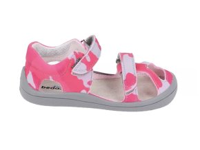 SANDÁLY BEDA BFN 170050/SD/W/NP - PINK MILITARY