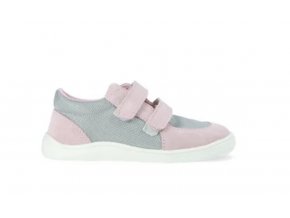BOTY BABY BARE FEBO SNEAKERS - GREY/PINK - RŮŽOVOŠEDÁ