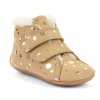 BOTY FRODDO PREWALKERS FURRY BASIC - G1130022-4 - GOLD+ (S OVČÍ VLNOU)