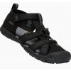 SANDÁLY KEEN SEACAMP II CNX - BLACK/ GREY - ČERNÁ