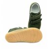 BOTY BABY BARE SHOES FEBO SPRING ARMY - ZELENÁ