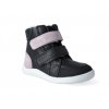 BOTY BABY BARE SHOES - FEBO WINTER - SPARKLE BLACK ASFALTICO (S OKOPEM I MEMBRÁNOU)