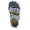 SANDÁLY JONAP - BAREFOOT - FELLA ŠEDÁ MOTÝLCI
