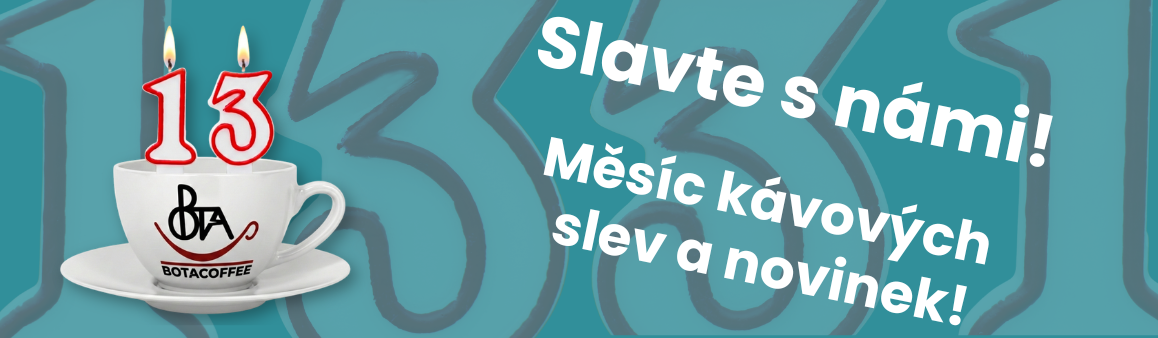 13 let pražírny - měsíc novinek a slev