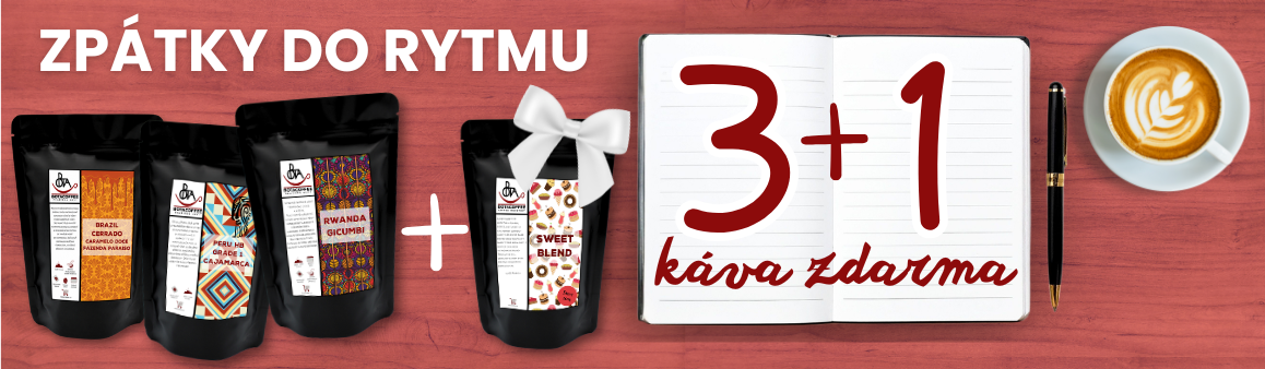 Zpátky do rytmu: 3+1 káva zdarma