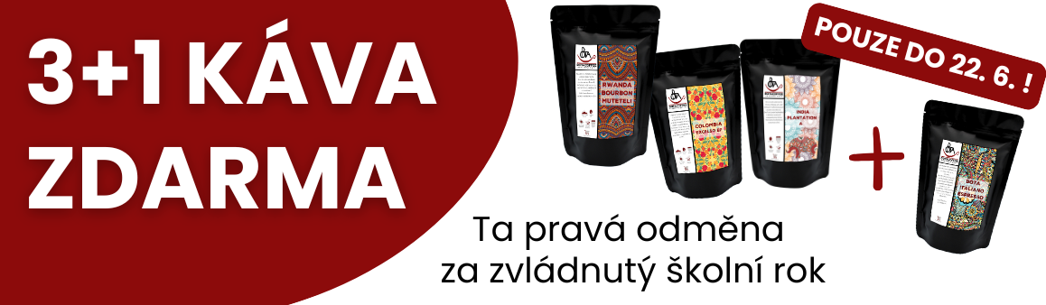 3+1 káva zdarma