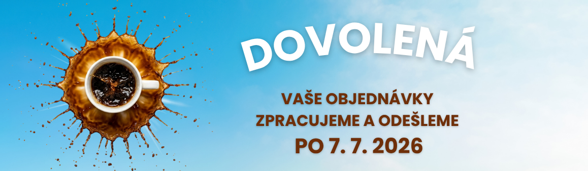 Dovolená pražírny do 6. 7. 2026