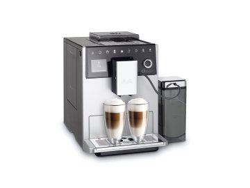 Melitta CI Touch stříbrná, šikmý pohled zepředu