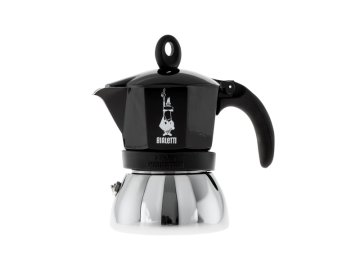 Bialetti Moka Induction 3 porce Black