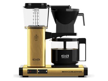 Moccamaster KBG 741 AO – Brushed Brass, přední pohled