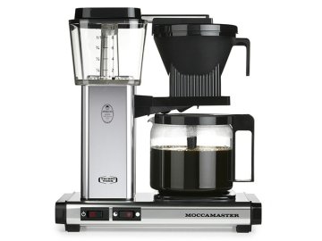 Moccamaster KBG 741 AO – Polished Silver, přední pohled