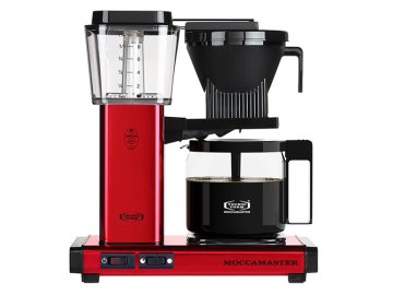 Moccamaster KBG 741 AO – Red Metallic, přední pohled