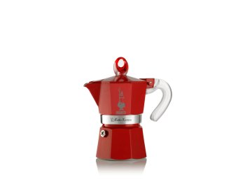 Bialetti Moka Glossy Red 1 porce