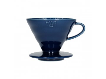 Hario V60-02 (keramický modrý)