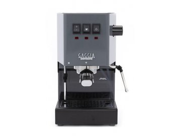 Gaggia New Classic Plus Evo šedá - čelní pohled