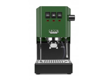 Gaggia New Classic Plus Evo zelená - čelní pohled